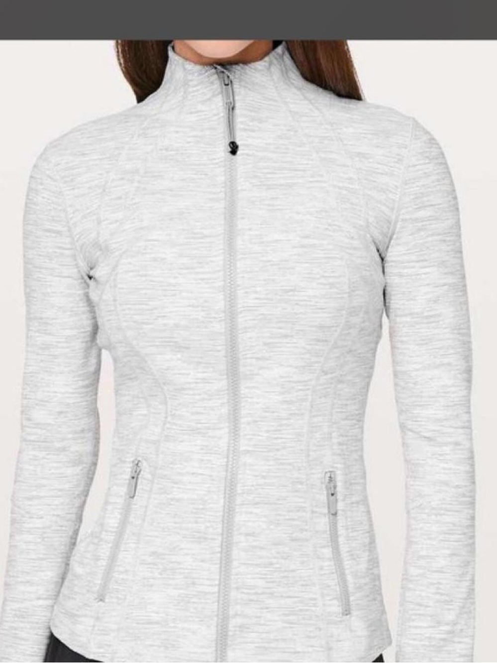 Lululemon Define waist length Space Gray Full-Zip Jacket